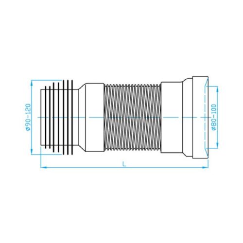WC hadica FLEXI 275–550 - Image 2