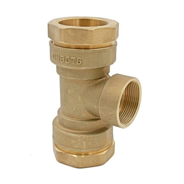 Mosadz T-kus na PE ZD 50x6/4"