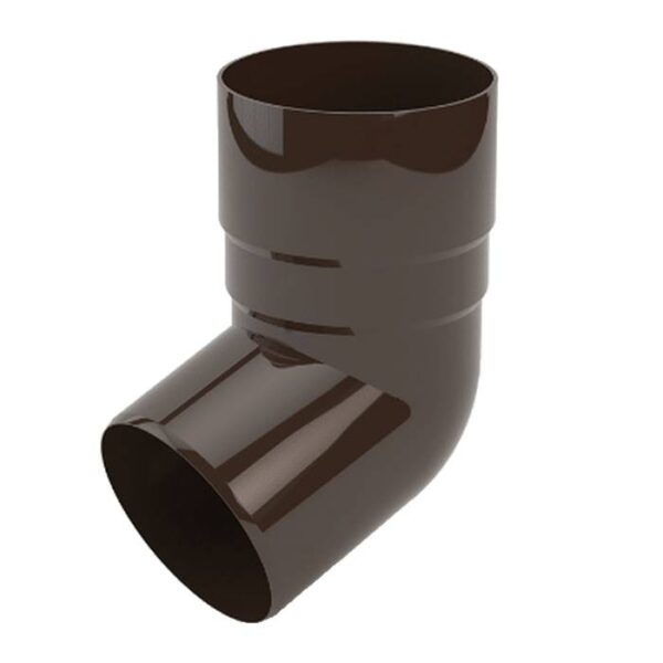 PVC koleno 63/67° hnedé