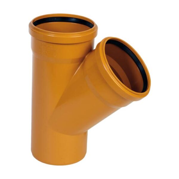 PVC odbočka kanal. 160/125-45°