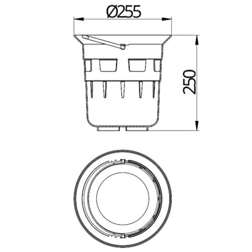 Kôš do dvornej mreže HDPE - Image 2